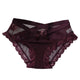 Hot Sexy Bow Net Yarn Lace Wrap Intimates Women Underwear Transparent Lingerie Panties Briefs culotte femme