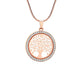 AlphaGal Hot Tree of Life Crystal Round Small Pendant Necklace Gold Silver Colors Bijoux Collier Elegant Women Jewelry Gifts Dropshipping
