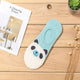 Hot Women Invisible Cotton Socks No Show Nonslip Loafer Liner Low Cut Cartoon Animal Lady Necessity High Quality Sock Slippers