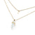 AlphaGal Hot sale Hexagonal Column Quartz Necklaces Pendants Fashion Natural Stone Bullet Pink Crystal Pendant Necklace For Women Jewelry