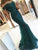 Hunter Green Mermaid Evening Dresses 2019 Women Boat Neck Appliques Lace Formal Party Elegant Off Shoulder Long robe de soiree