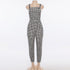 JAYCOSIN Casual Jumpsuits For Women 2019 Female Loose Sleeveless Plaid Long Playsuit Jumpsuit Pants Trousers Combinaison Femme