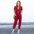 JAYCOSIN Jumpsuit Women Elegant Ladies 2019 Summer V-neck short-sleeved Chiffon Clubwear Playsuit Bodycon Party Jumpsuit Romper