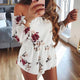 JAYCOSIN Jumpsuit Women Summer 2019 One-shoulder Strapless Printed Floral Shoulder Jumpsuit Ladies Harems Jumpsuit Boho Clothes