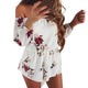 JAYCOSIN Jumpsuit Women Summer 2019 One-shoulder Strapless Printed Floral Shoulder Jumpsuit Ladies Harems Jumpsuit Boho Clothes