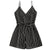 JAYCOSIN Sexy Playsuits Women 2019 Striped Cami Belt Romper Jumpsuit Backless Solid Color Bodysuit Black Jumpsuit Summer Casual