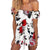 JAYCOSIN Sexy Women Jumpsuit Women Off Shoulder Loose Chiffon Sashes Floral Printed Clubwear Bodysuit For Women Sexy Playsuits