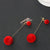 Korean Fashion Long Slope Geometric asymmetry Rhinestone circle earrings new Acrylic earring for women Gift Party Wedding