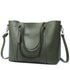 LEFTSIDE Brand New 2018 Women Handbags Big Pu Leather High Quality Female Bag Designer Simple Style Crossbody Bags Elegant Green