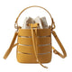 LEFTSIDE Drawstring Bucket Bag For Women 2019 Mini PU Leather Crossbody Bags Ladies Shoulder Bags Female Handbags Pure Color