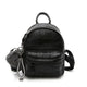 AlphaGal Mini Backpack Women Stone Pattern Leather Backpacks For Girls Small Back pack Ladies Casual Daypack With Hairball 2018