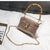 LEFTSIDE Transparent Bag For Women 2019 Handbag With Bamboo Handle Summer Small Chain Crossbody Bags Ladies Straw Beach Bags