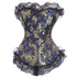 Lace Floral Corset Sexy Gothic Bustier Steampunk Casual Tights Slimming Waist Trainer Active Wear Top Plus Size S-6XL For Women