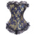 Lace Floral Corset Sexy Gothic Bustier Steampunk Casual Tights Slimming Waist Trainer Active Wear Top Plus Size S-6XL For Women