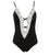 Lace One Piece Swimsuit Women Deep V Swimwear Hollow Out Bikini 2019 New Maillot De Bain Femme Une Piece Monokini Badpak Trikini
