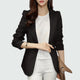 Ladies Blazer 2018 Long Sleeve Blaser Women Suit Jacket Office Lady Female Feminine Blazer Femme Royal Blue / Black Blazer