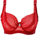 Ladies Secret Brand Sexy elegant Women Bralette Full Cup Minimizer Jacquard Non Padded Lace Sheer Bra 34 36 38 40 42 44 A B C D