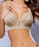 Ladies Secret Brand Sexy elegant Women Bralette Full Cup Minimizer Jacquard Non Padded Lace Sheer Bra 34 36 38 40 42 44 A B C D
