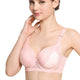 Ladies Secret Brand Sexy elegant Women Bralette Full Cup Minimizer Jacquard Non Padded Lace Sheer Bra 34 36 38 40 42 44 A B C D