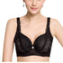 Ladies Secret Brand Sexy elegant Women Bralette Full Cup Minimizer Jacquard Non Padded Lace Sheer Bra 34 36 38 40 42 44 A B C D
