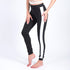 Leggings Elastic side white wide line Leggings Printing casual pants pants fitness pants clothes