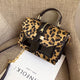 Leopard Crossbody Bags For Women with Zipper Decoration Ladies Chain Handbags And Purses Patent leather Small  Shoulder Bag