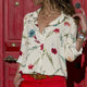 Long Sleeve Floral Print Chiffon Shirt Women Vintage Casual Turn-down Collar Button Tops Ladies Fashion Blouses Spring Autumn