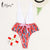 MIYOUJ 2018 Sexy Push Up One Piece Swimsuit Bathing Suit Women Swimwear Red Ruffle Halter Swimsuit Female Bather Swim beach wear