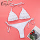 MIYOUJ Ruffle Push Up Bikini 2018 Female Swimwear Women Swimsuit Bathing Suit Women Red Swim Brazil Biquinis Bathers Bikinis Set