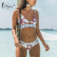 MIYOUJ Ruffle Push Up Bikini 2018 Female Swimwear Women Swimsuit Bathing Suit Women Red Swim Brazil Biquinis Bathers Bikinis Set