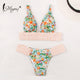 MIYOUJ Ruffle Push Up Bikini 2018 Female Swimwear Women Swimsuit Bathing Suit Women Red Swim Brazil Biquinis Bathers Bikinis Set
