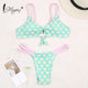 MIYOUJ Ruffle Push Up Bikini 2018 Female Swimwear Women Swimsuit Bathing Suit Women Red Swim Brazil Biquinis Bathers Bikinis Set
