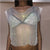 Mesh Hollow Out Tank Tops Women Fishnet See Through Rhinestones Crop Top 2019 Summer Beach Cover Up Sun-Proof Clothing Beachwear