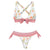 Miyouj Floral Bikini Bandage Bow Swimsuit  Push Up Swimwear Women Print Biquini Feminino 2018 Bathing Suit Monokini Bikini Set