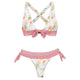 Miyouj Floral Bikini Bandage Bow Swimsuit  Push Up Swimwear Women Print Biquini Feminino 2018 Bathing Suit Monokini Bikini Set