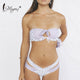 Miyouj Floral Bikini Bandage Bow Swimsuit  Push Up Swimwear Women Print Biquini Feminino 2018 Bathing Suit Monokini Bikini Set
