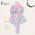Miyouj Floral Printing One Piece Swimsuit Sex Deep v Swimwear Women Bandage Box Lace-Up Swimsuit Female 2018 Biquini Beach Wear