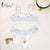 Miyouj Flower Bikini 2019 Ruffle Swimsuit Cross String Swimwear Hollow Out Bathing Suit Solid Bikini Set Lace Biquini Feminino