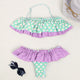 Miyouj Push Up Bikinis Female 2019 New Biquini Floral Swimwear Women Bathing Suit Dot Swimsuit Women'S Beach Bandeau Bikini Set