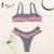 Miyouj Ruffle Bikini Off Shoulder Floral Swimsuit Bandage Bow Swimwear Push Up Biquini Feminino Bathing Suit Women Bikini Set