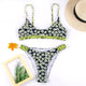 Miyouj Ruffle Bikini Off Shoulder Floral Swimsuit Bandage Bow Swimwear Push Up Biquini Feminino Bathing Suit Women Bikini Set