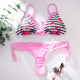 Miyouj Ruffle Bikini Off Shoulder Floral Swimsuit Bandage Bow Swimwear Push Up Biquini Feminino Bathing Suit Women Bikini Set