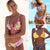 Miyouj Ruffle Bikini Solid Floral Swimsuit Lace Up Bandage Swimwear Women String White Bathing Suits Yellow Biquini Wave Bikinis