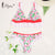 Miyouj Ruffle Floral Bikini Polka Dot Swimsuit Women Bathing Suits Print Biquini 2019 Bikini Set Swimming Wear Sexy Swimwear