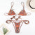 Miyouj Sexy Bow Bandeau Bikini 2019 Print Leopard Swimsuit Bandage Bathing Suit Women Swimwear Biquini High Cut Bikini Set Thong