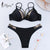 Miyouj Sexy Leopard Bikini Push Up Deep V Swimsuit Female Hollow Out Bathing Suit Women Snake Skin Print Biquini Halter Bikinis