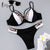 Miyouj Sexy Leopard Bikini Push Up Deep V Swimsuit Female Hollow Out Bathing Suit Women Snake Skin Print Biquini Halter Bikinis