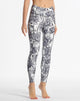 Monbeeph print leggings high waist pants Ankle-Length Pants 7/8 capris pants Pencil skinny Pants