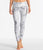 Monbeeph print leggings high waist pants Ankle-Length Pants 7/8 capris pants Pencil skinny Pants