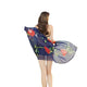 NEW Bandana For Women Spring And Autumn Rose Printed Scarves Sunscreen Boho Beach Shawl Ladies Chiffon Long Elegant Wrap Scarf
